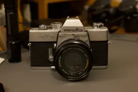 2521326 KONICA MINOLTA Srt Slr Film Camera Rokkor