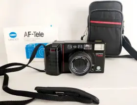 54313212 KONICA MINOLTA Af Tele Film Camera Dual Lens