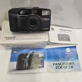 74414203 KONICA MINOLTA Panorama Zoom Point Shoot Camera Box