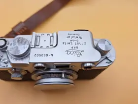620127 LEICA Dial Iiif Rangefinder Camera Body Front