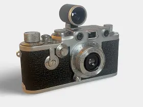 794034 LEICA Iiif Vorlauf Camera Elmar Angle Lens Canon