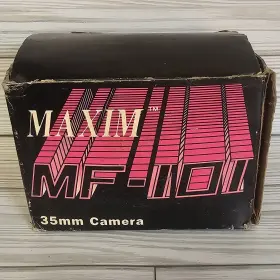 MF-101 MAXIM Film Camera Lens Box