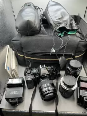 9000 MINOLTA Maxxum Camera Slr Lenses Flash