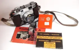 110445 MINOLTA Rangefinder Film Camera Rokkor Chiyoda