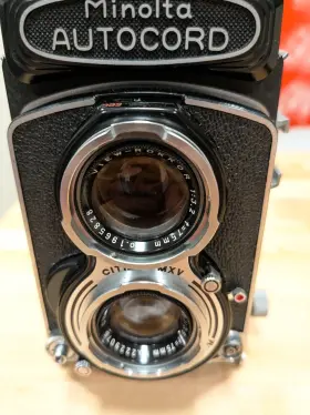 206762 MINOLTA Autocord Tlr Film Camera Rokkor