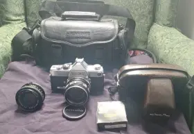 2145949 MINOLTA Film Slr Camera Auto Rokkor Lens