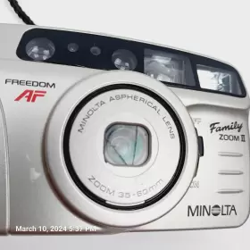 2469-351 MINOLTA Family Zoom Point Shoot Film Camera #2