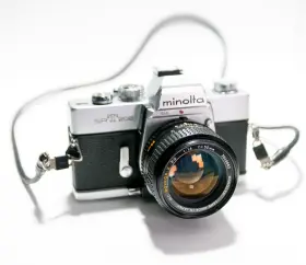 2542664 MINOLTA Srt Film Camera Lens Extras