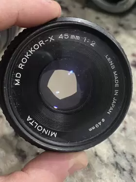 XG-10 MINOLTA Camera Extras Lenses Bag #3