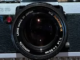 XG-9 MINOLTA Camera Rokkor Lens #3