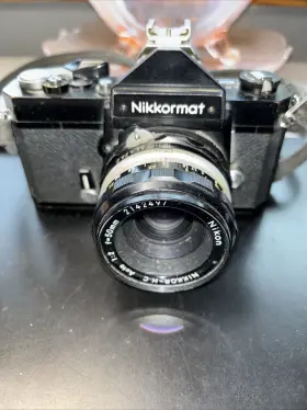 4103852 NIKKORMAT Nikon Ftn Film Camera Nikkor Auto Lens