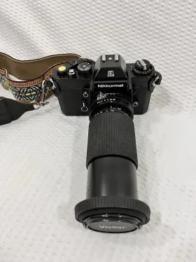 W7519594 NIKKORMAT Nikon El Camera Body Lens #2
