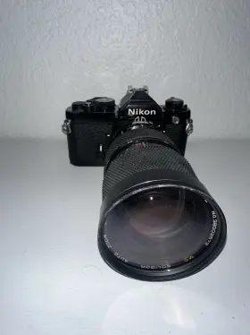 3310916 NIKON Fm Slr Film Camera Soligor Lens