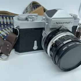 3844058 NIKON Nikkormat Slr Camera Nikkor Lens #3