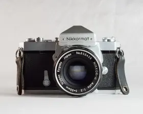 3891437 NIKON Nikkormat Slr Film Camera Nikkor Lens #2