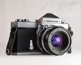 3891437 NIKON Nikkormat Slr Film Camera Nikkor Lens