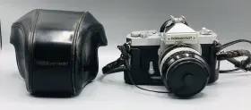 4145265 NIKON Nikkormat Camera Lens Strap Braun Zoom Flash #2