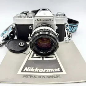 5148501 NIKON Nikkormat El Slr Film Camera Lens Manual