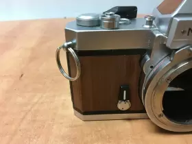 610563624942 NIKON Nikkormat Slr Film Camera Body Wood Veneer #2