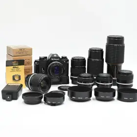 6590148 NIKON Em Md Film Camera Lenses