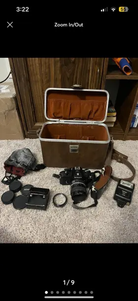 NIKON Em Slr Film Camera Sigma Pantel Lens