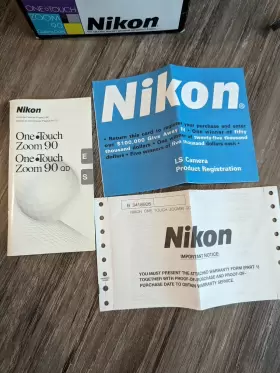 OTZ90 NIKON Touch Zoom Point Shoot Film Camera Manual #2
