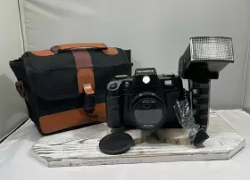 DL3000R OLYMPIA Motor Drive Film Camera Flash Lens