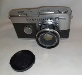 128455 OLYMPUS Pen Half Frame Camera Zuiko Clean