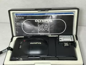 176784 OLYMPUS Xa Rangefinder Film Camera Lens Flash