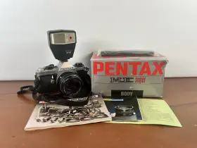 3717063 PENTAX Me Slr Camera Lens Flash Box Kit