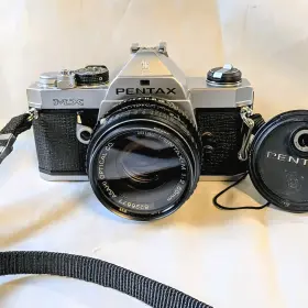 9460902 PENTAX Mx Slr Film Camera Smc Lens