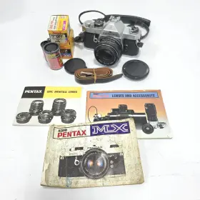 9486754-4186501 PENTAX Mx Slr Film Camera Smc Lens