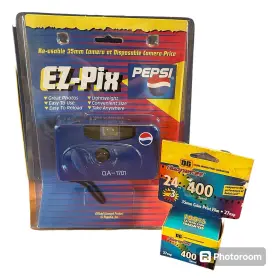 QA-1701 PEPSI Cola Camera Ez Pix Film