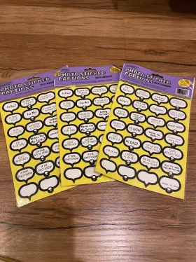 SCB6 PIONEER Sticker Captions Safe Labels Sayings
