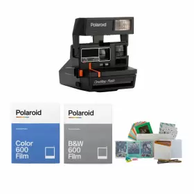 VC-1005-RETRO POLAROID Stripe Film Camera Photobox Kit