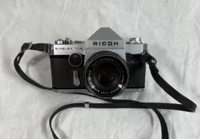 278724 RICOH Singlex Tls Film Slr Camera Rikenon Lens