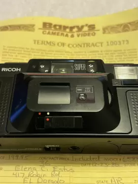 FF-3D RICOH Af Point Shoot Film Camera Manual #2