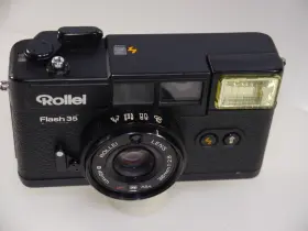 049505372 ROLLEI Flash Point Shoot Film Camera Lens