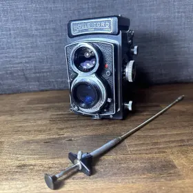 1903857 ROLLEI Rolleicord Tlr Film Camera Xenar Lens