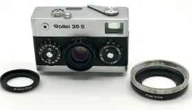 2490318 ROLLEI Film Camera Zeiss Sonnar Lens