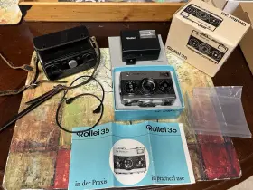 2563673 ROLLEI Film Camera Lens Box Flash Manual Excel