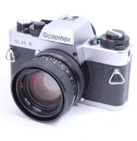 SL35E ROLLEI Rolleiflex Film Camera Carl Zeiss Planar Hft Slr