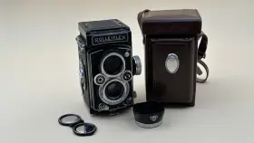 1485388 ROLLEIFLEX Mx Evs Film Camera Xenar Oleson Bright
