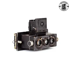 55MM ROLLEIFLEX Franke Heidecke Heidoscop Stereo Camera Zeiss