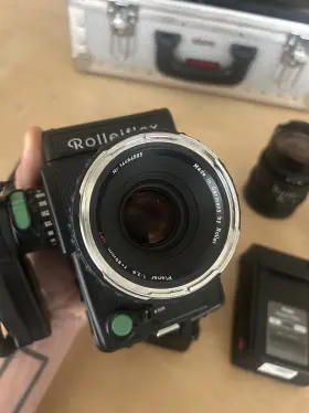 SRC1000 ROLLEIFLEX Planar Zeiss Prism Magazine Flash