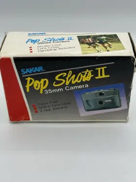 FF9TI SAKAR Pop Shots Film Camera Box Manual Trap