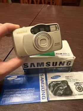 MAXIMA80GL SAMSUNG Maxima Point Shoot Film Camera Box