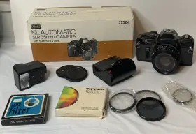 37384 SEARS Ks Automatic Slr Camera Lens Film