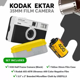 840394401362 USEFILL5 Film Camera Kodak Ektar Half Frame Cam #2