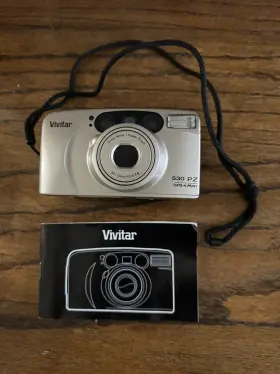 083532 VIVITAR Pz Print Power Zoom Point Shoot Camera #2